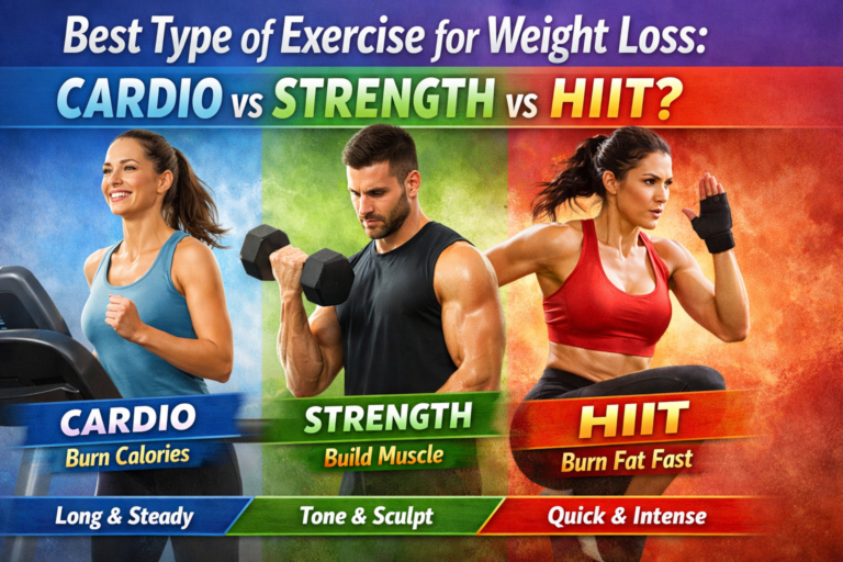 Best Type of Exercise for Weight Loss Cardio, Strength, or HIIT