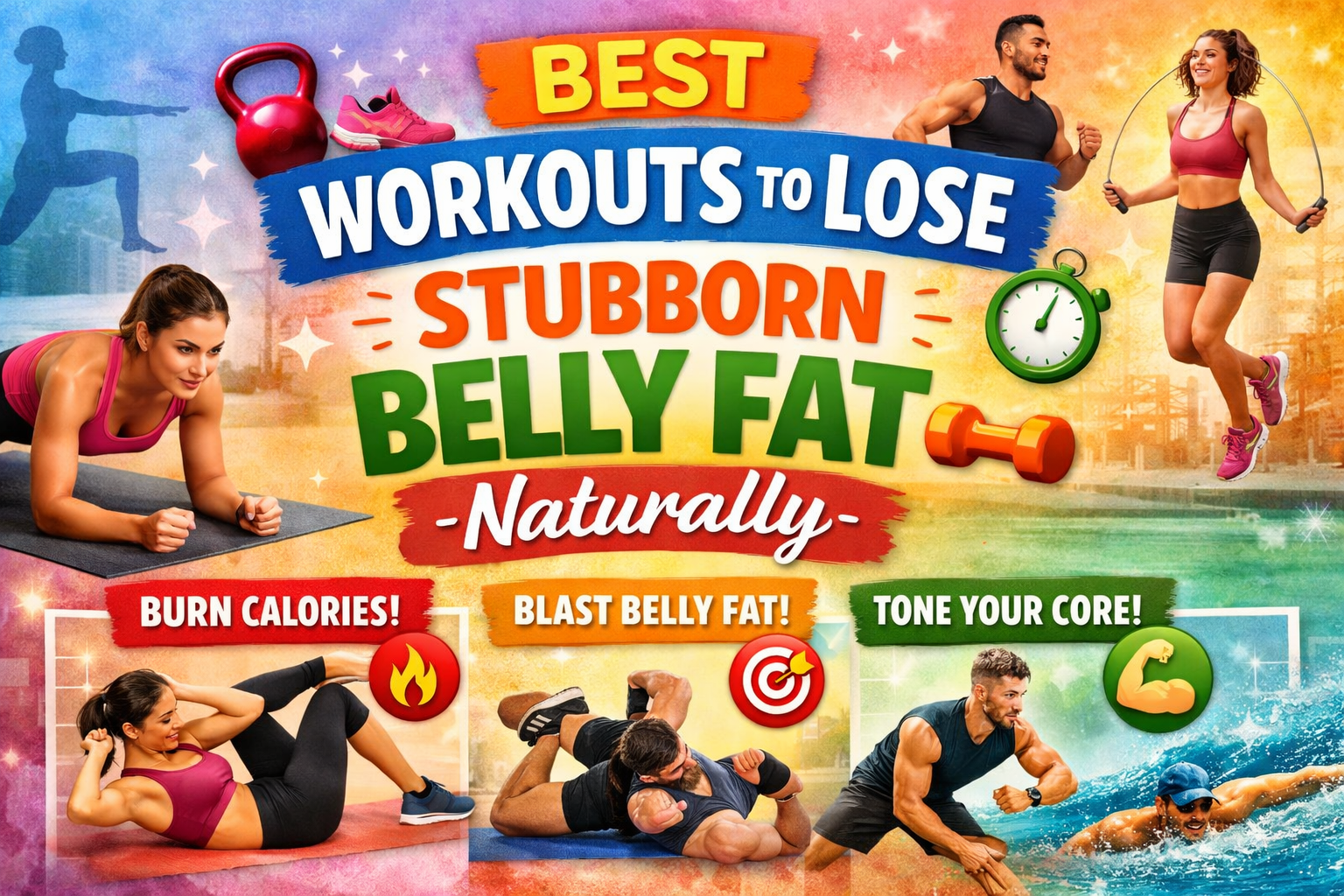 Best Workouts to Lose Stubborn Belly Fat Naturally