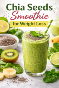 Smoothie with Chia Seeds for Weight Loss
