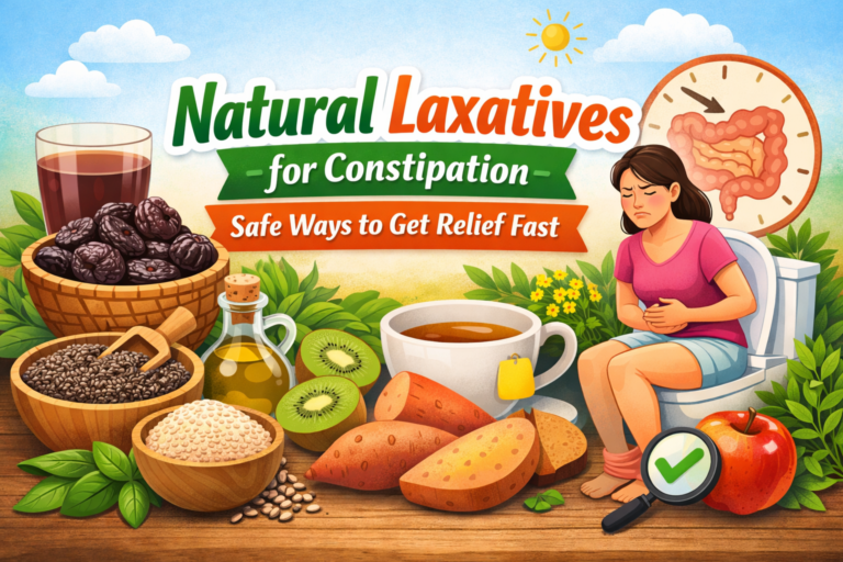 Natural Laxatives for Constipation: Safe Ways to Get Relief Fast