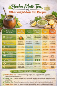 Yerba Mate Tea Recipes for Fat Loss: Drink Your Way to a Leaner Body