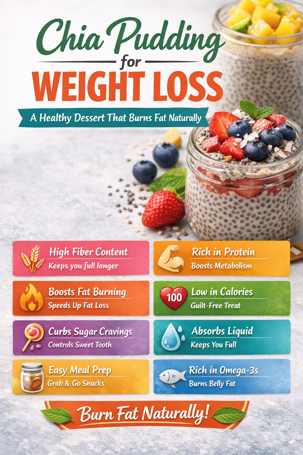 Chia Pudding for Weight Loss: A Healthy Dessert That Burns Fat Naturally