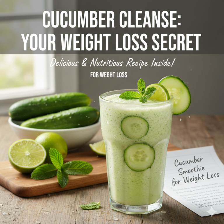 Cucumber Smoothie for Weight Loss
