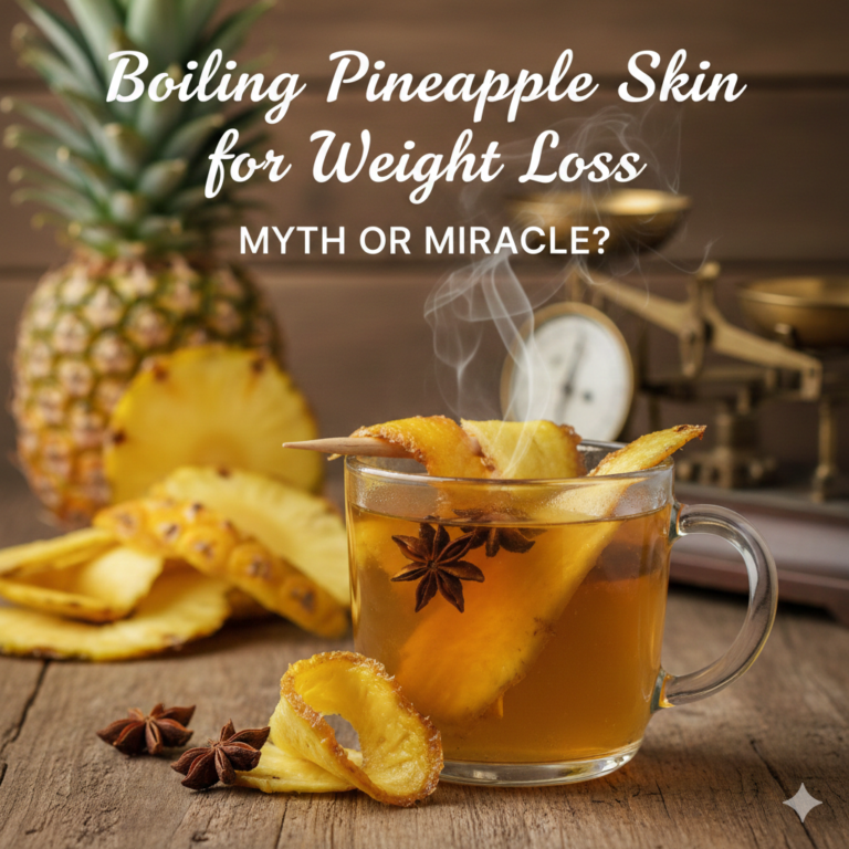 Boiling Pineapple Skin for Weight Loss