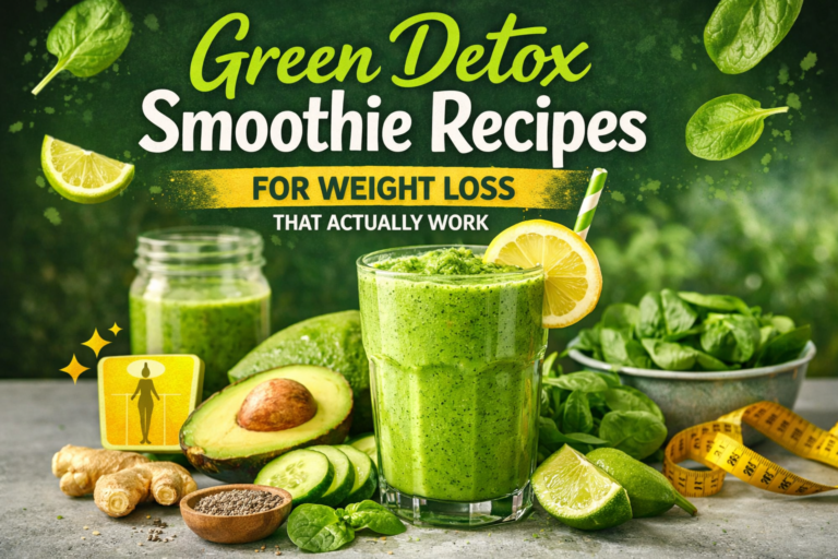 Green Detox Smoothie Recipes for Weight Loss That Actually Work