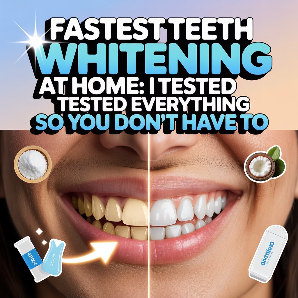 Fastest Teeth Whitening at Home