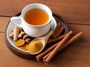 Ginger and Cinnamon Tea for Constipation