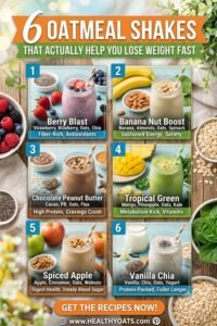 6 Oatmeal Shakes That Actually Help You Lose Weight Fast
