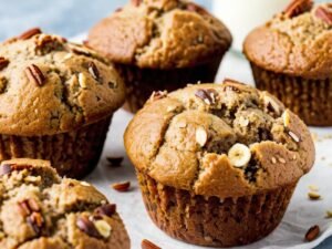 Flaxseed Banana Muffins