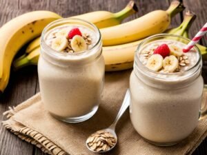 Oatmeal Banana Shake for Weight Loss