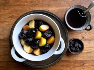 Prunes + apple for constipation