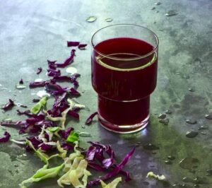 Cabbage, Beet, and Ginger Juice