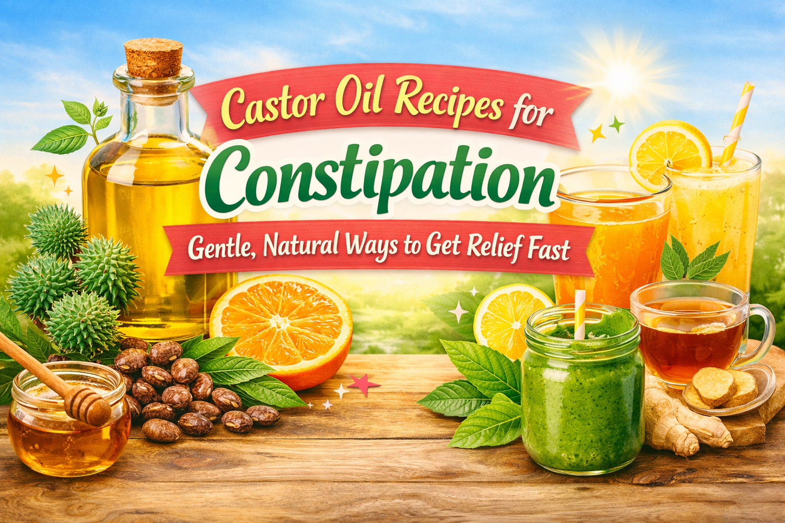 Castor Oil Recipes for Constipation: Gentle, Natural Ways to Get Relief Fast