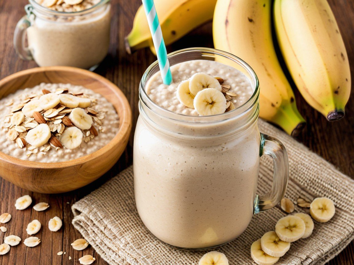 Classic Banana Oatmeal Smoothie