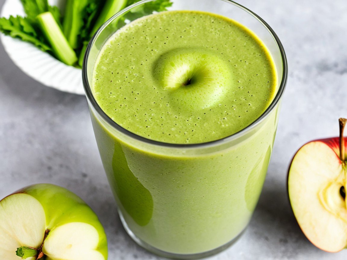 Classic Celery Apple Detox Smoothie