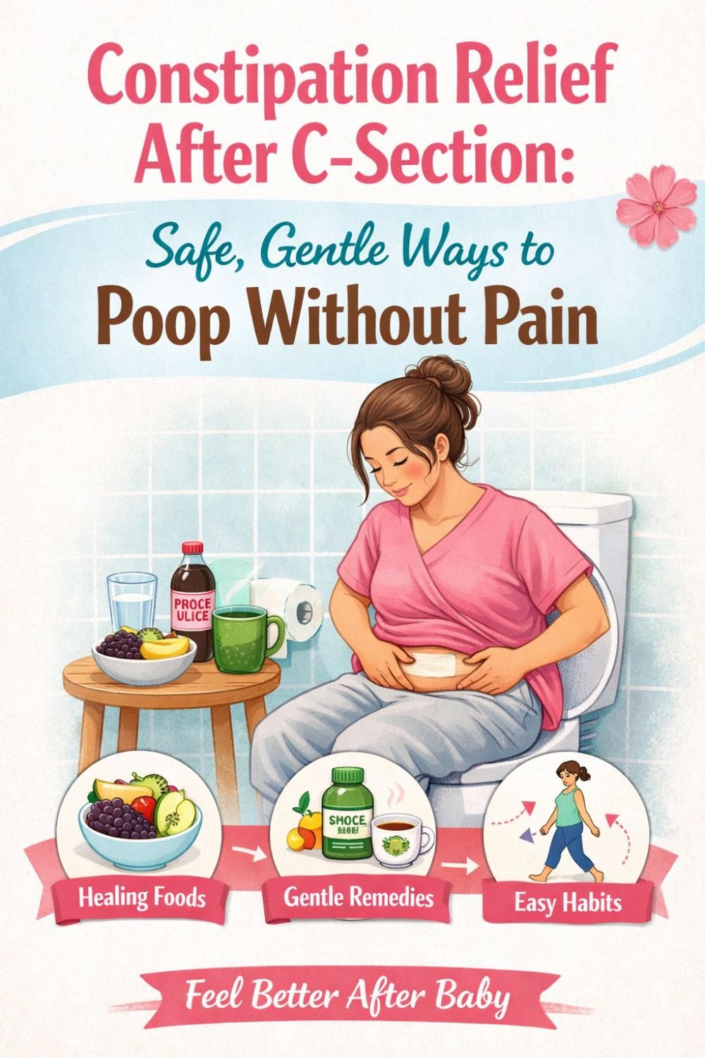 Constipation After a C-Section? What Helped Me Go Without Straining