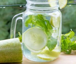 Cucumber and Mint Detox Water