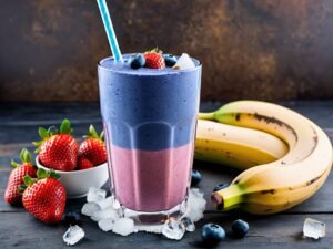 Fat Burning Smoothie Berries and Banana
