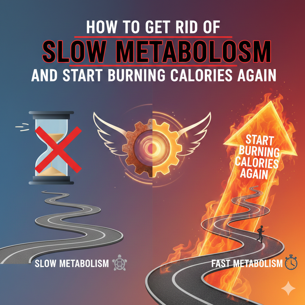How to Get Rid of Slow Metabolism and Start Burning Calories Again