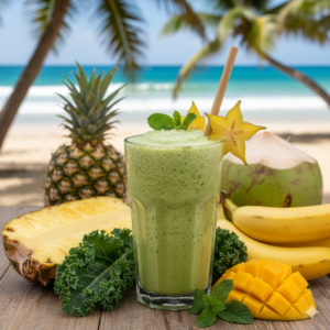 tropical kale shake for weight loss