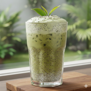 Lazy Green Tea + Chia