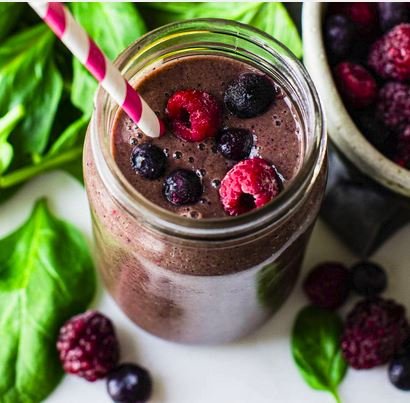 Green Berry Smoothie for Constipation