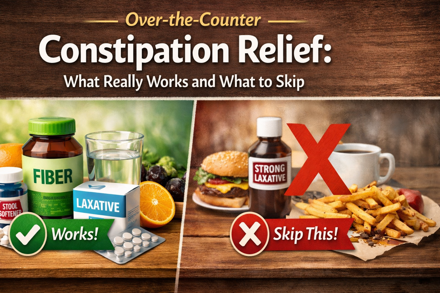 Over-the-Counter for Constipation Relief