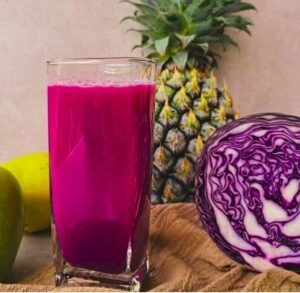 Pineapple and Cabbage Juice