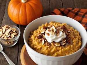 Pumpkin Oatmeal for Constipation