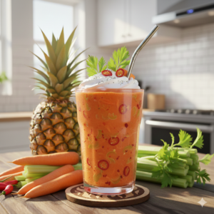 Spicy Celery Carrot Kickstart Smoothie
