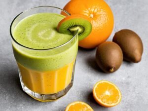 Orange and Kiwi Smoothie for Constipation