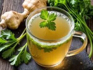 Parsley Ginger Tea for Weight Loss