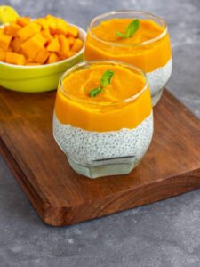 Chia Seed Pudding with Coconut Milk for Constipation