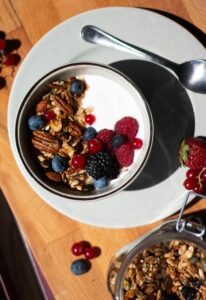 Yogurt and Berries for Constipation 