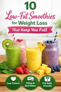 10 Low Fat Smoothies for Weight Loss That Keep You Full