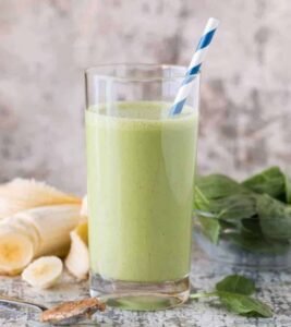 Banana Spinach Smothie for Weight Loss