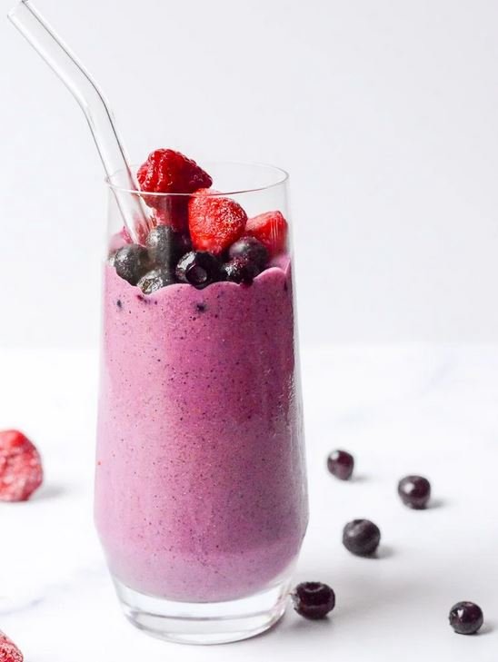 Berry Smoothie for Glowing Skin