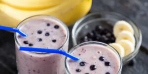 Blue Berry Banana Smoothie for Weight Loss