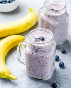 Blueberry Banana Smoothie for Constipation
