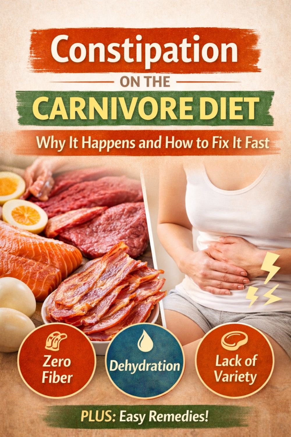 Constipation on Carnivore Diet: Why It Happens and How to Fix It Fast