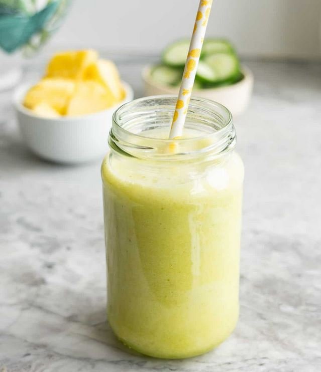 Cucumber Pineapple Smoothie