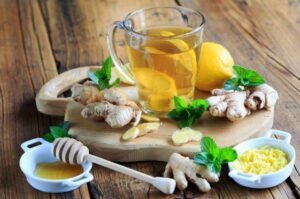 Ginger Tea for Body Odor