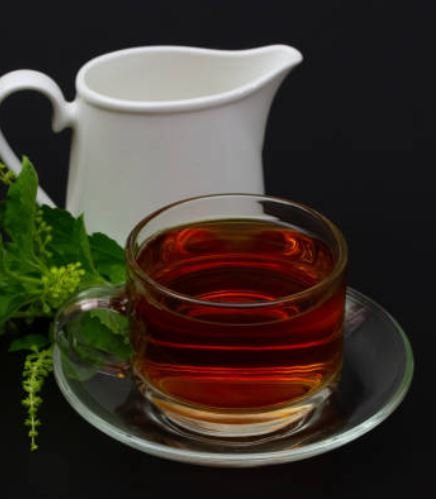 Holy Basil Tea for Low Cortisol