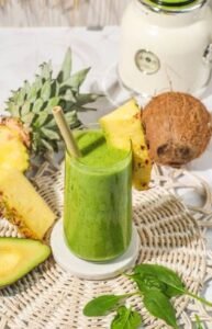 Pineapple Spinach Smoothie for Weight Loss