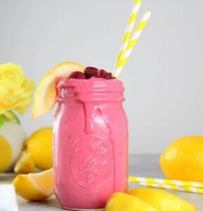 Raspberry Lemon Smoothie for Constipation