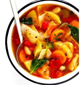 Spicy Cabbage Soup for Constipation