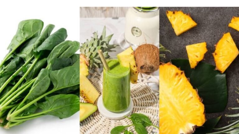 Spinach Pineapple Protein Smoothie