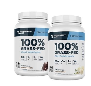 Transparent Labs Grass-Fed Whey Protein Isolate