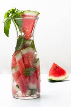 Watermelon Basil Water Detox