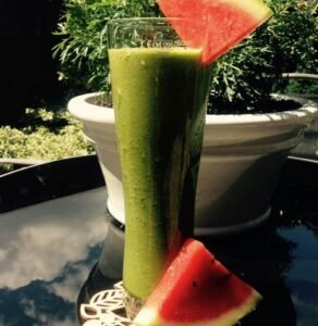 Watermelon Spinach Smoothie